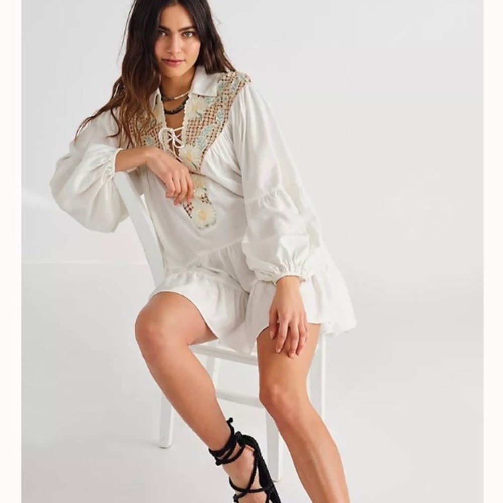 Free People Chain Of Daisies Tunic